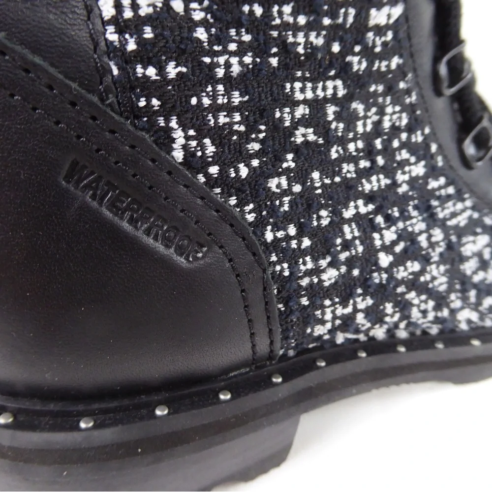 Sorel Waterproof Leather & Textile Mixed Media Womens Lennox Boots NWT Shearling - Picture 4 of 14